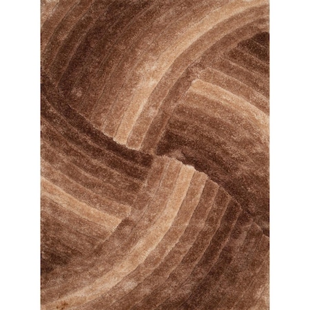 Rlm Distribution 1 ft. 10 in. x 3 ft. Finesse Tourbillion Accent Rug; Beige HO3084255